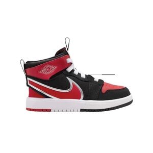 Nike Air Jordan 1 Mid RM EasyOn PS Kids Sneakers Black Red White